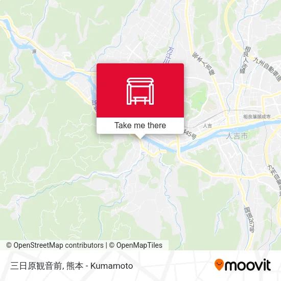 三日原観音前 map