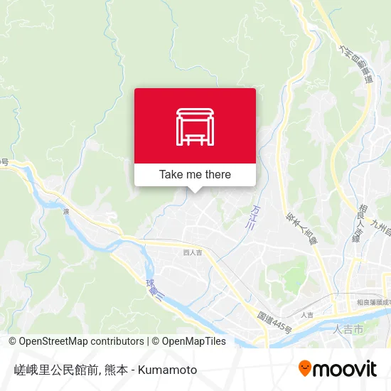 嵯峨里公民館前 map