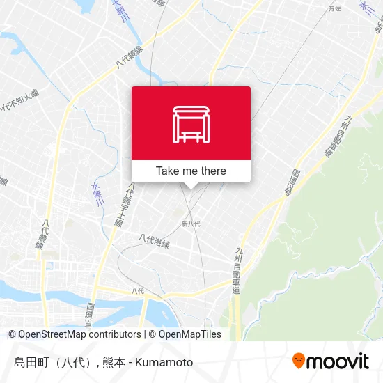 島田町（八代） map