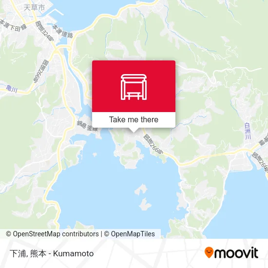 下浦 map