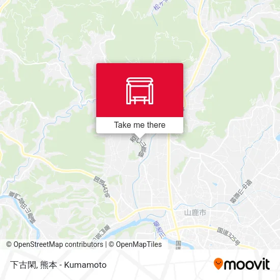 下古閑 map