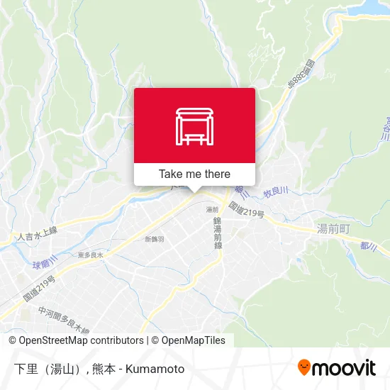 下里（湯山） map