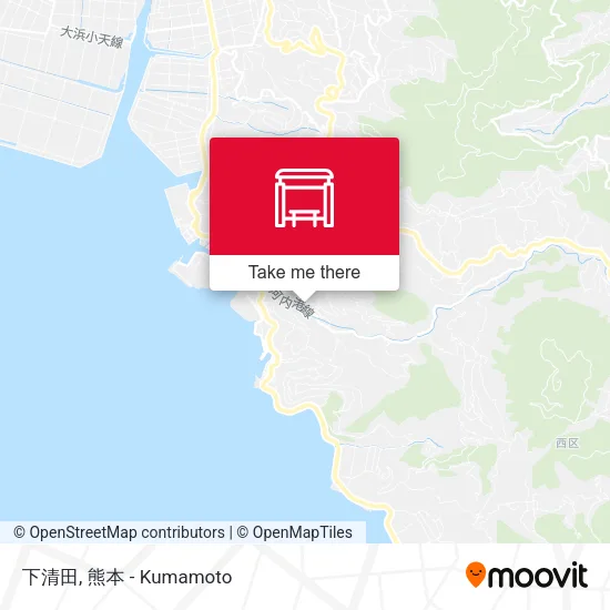 下清田 map