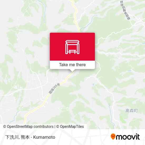下洗川 map