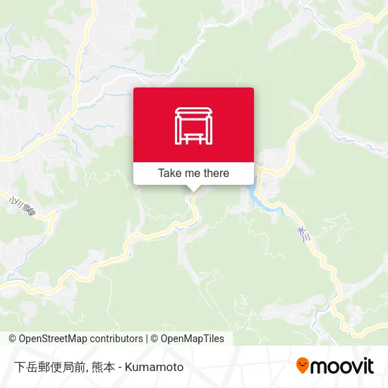 下岳郵便局前 map