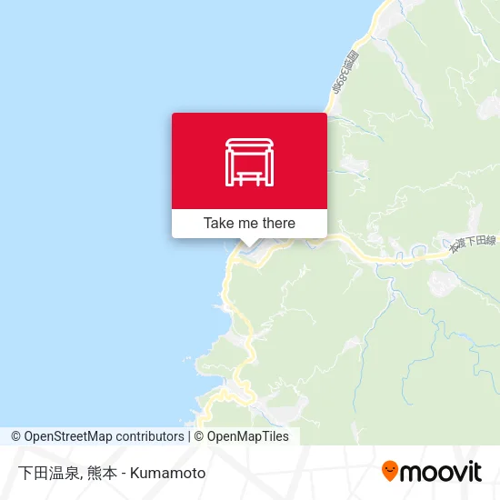 下田温泉 map