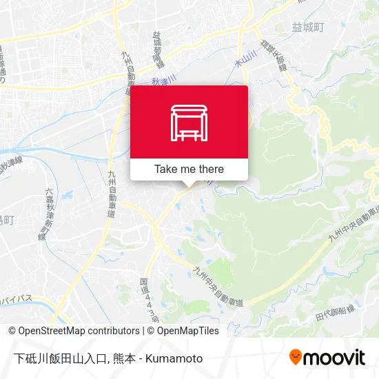 下砥川飯田山入口 map