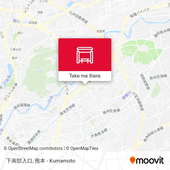 下南部入口 map
