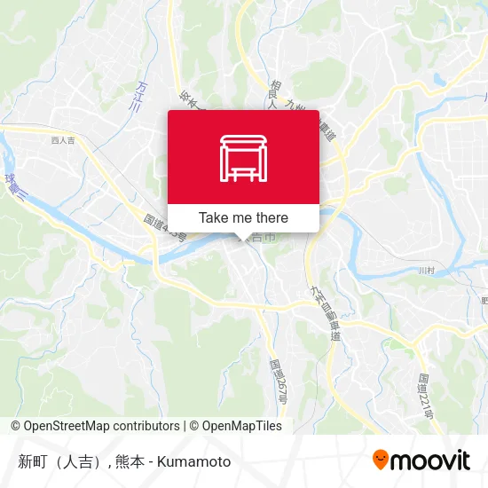 新町（人吉） map