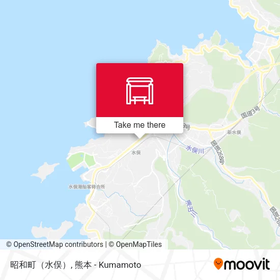 昭和町（水俣） map