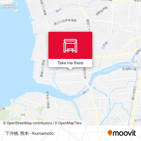 下沖橋 map