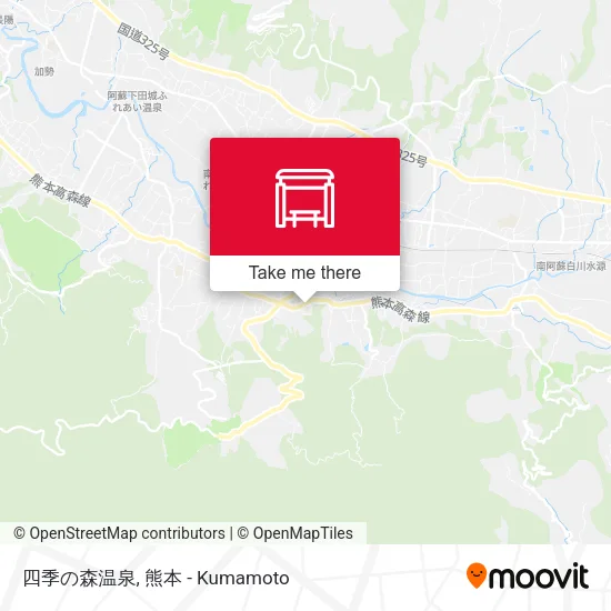 四季の森温泉 map