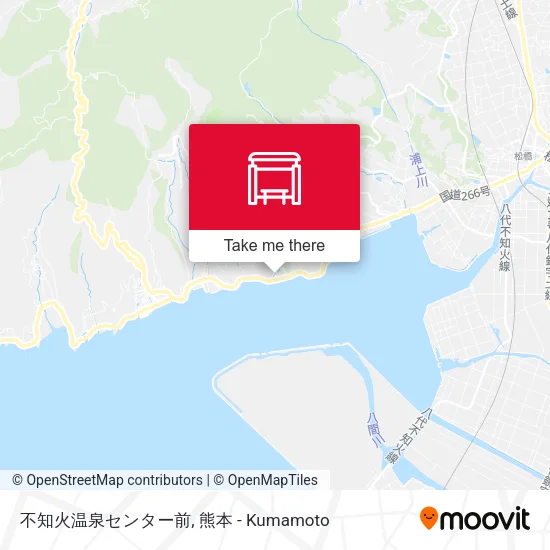 不知火温泉センター前 map