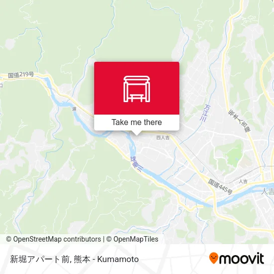 新堀アパート前 map