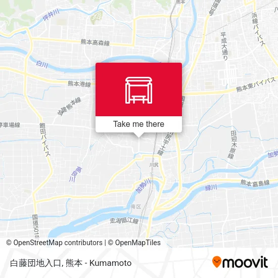 白藤団地入口 map