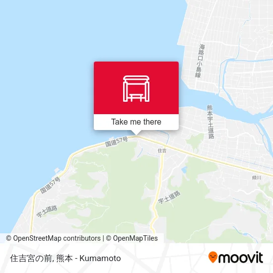 住吉宮の前 map