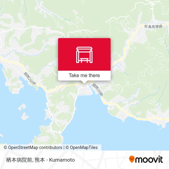栖本病院前 map