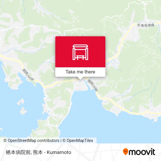 栖本病院前 map