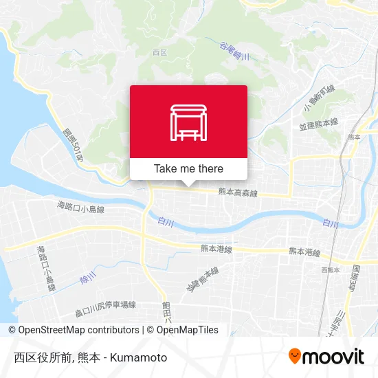 西区役所前 map