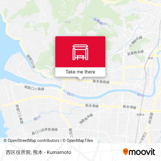 西区役所前 map