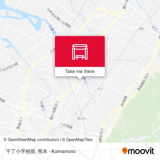 千丁小学校前 map