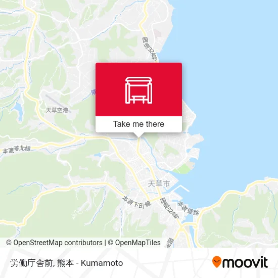労働庁舎前 map