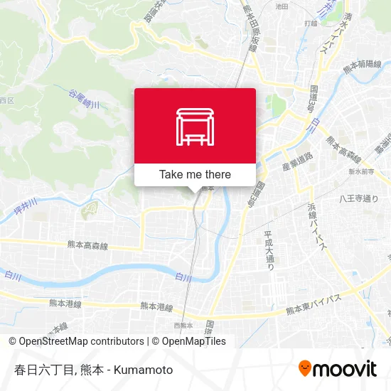 春日六丁目 map
