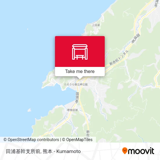 田浦基幹支所前 map