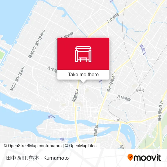 田中西町 map