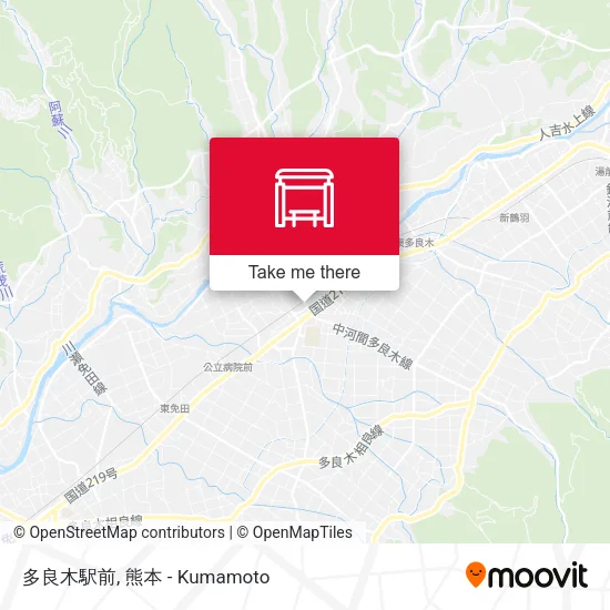 多良木駅前 map