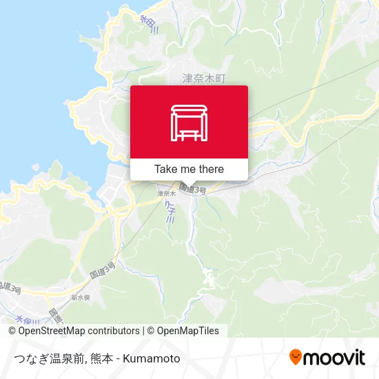 つなぎ温泉前 map