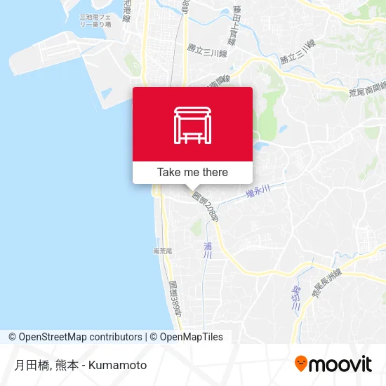 月田橋 map