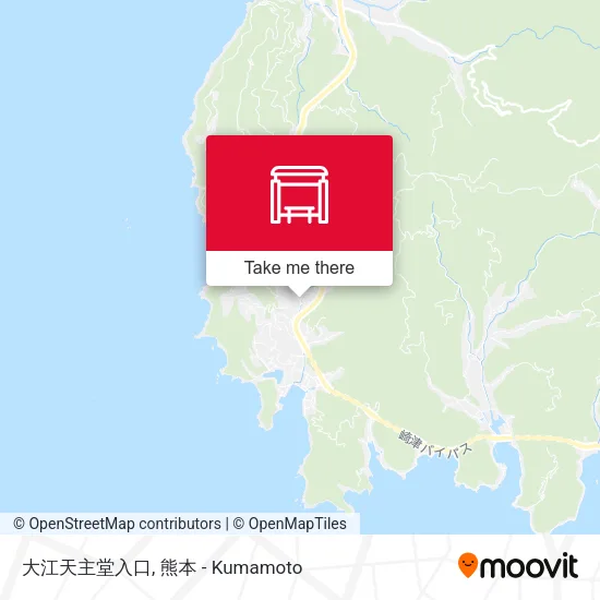 大江天主堂入口 map