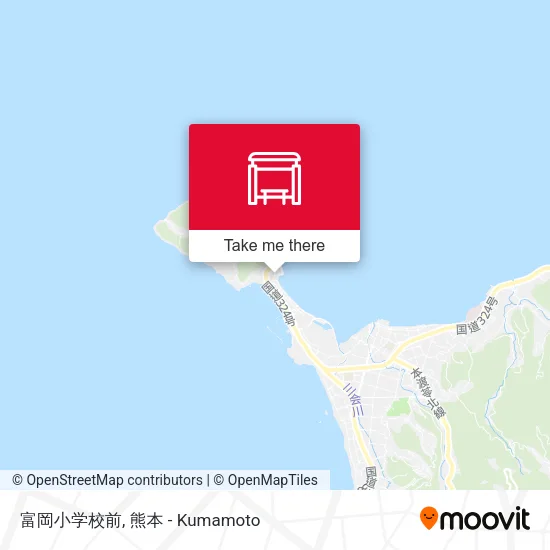 富岡小学校前 map
