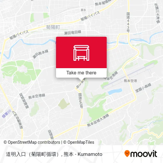 道明入口（菊陽町循環） map