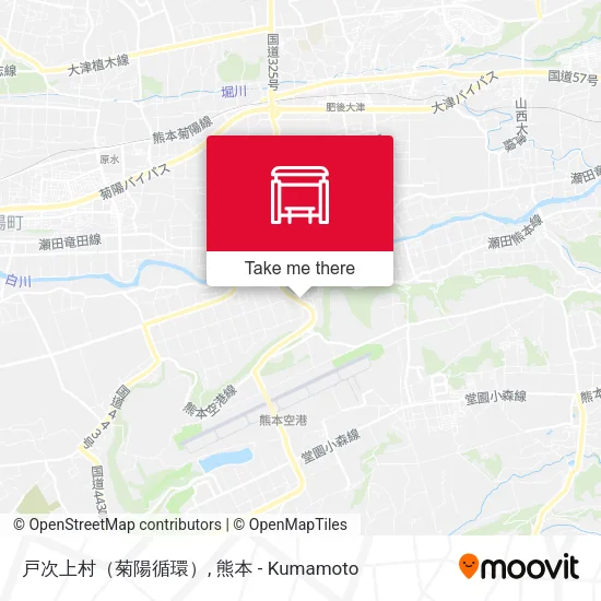 戸次上村（菊陽循環） map