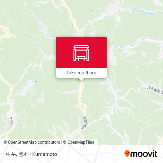 中岳 map