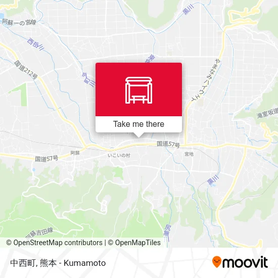 中西町 map