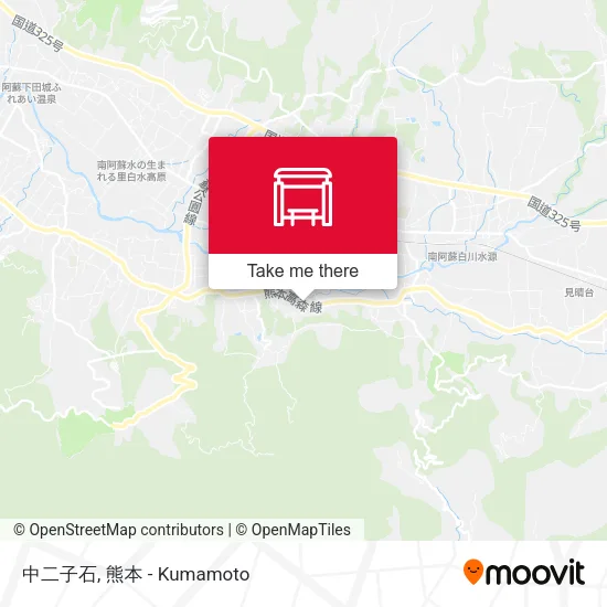 中二子石 map