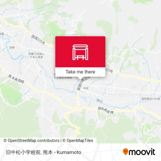 旧中松小学校前 map