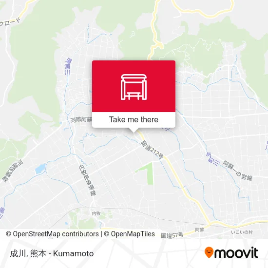 成川 map