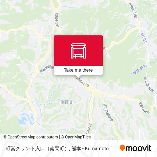 町営グランド入口（南関町） map