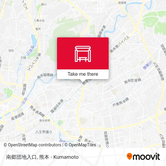 南郷団地入口 map