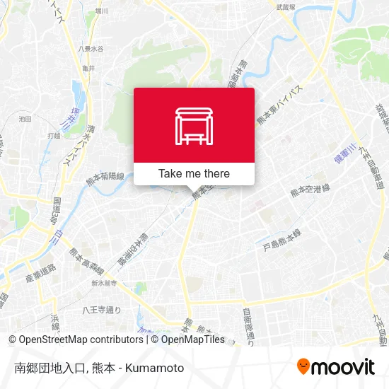 南郷団地入口 map
