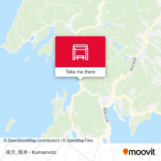 南天 map