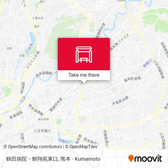 鶴田病院・鶴翔苑東口 map