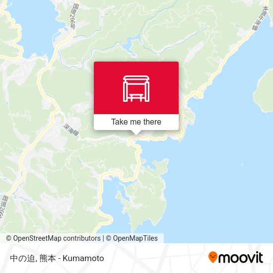 中の迫 map