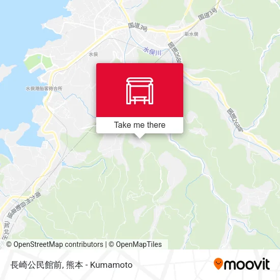 長崎公民館前 map