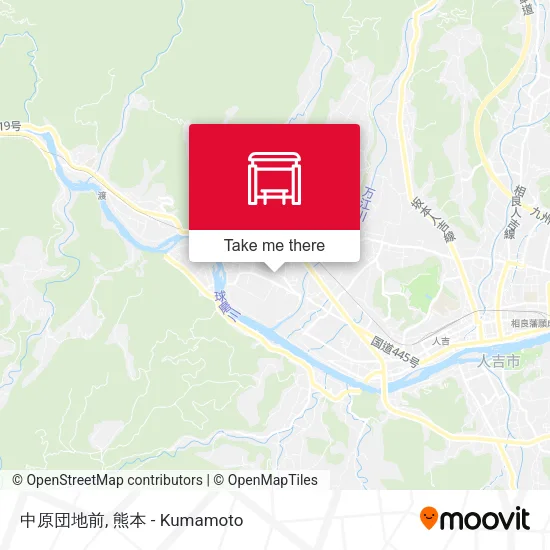 中原団地前 map