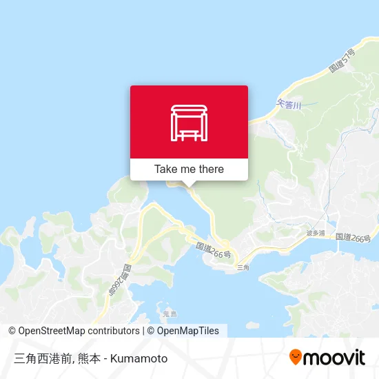 三角西港前 map